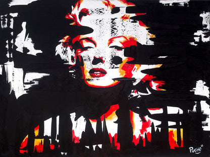 Pucho x Marilyn Monroe - Limited Edition Pop Art Digital Print